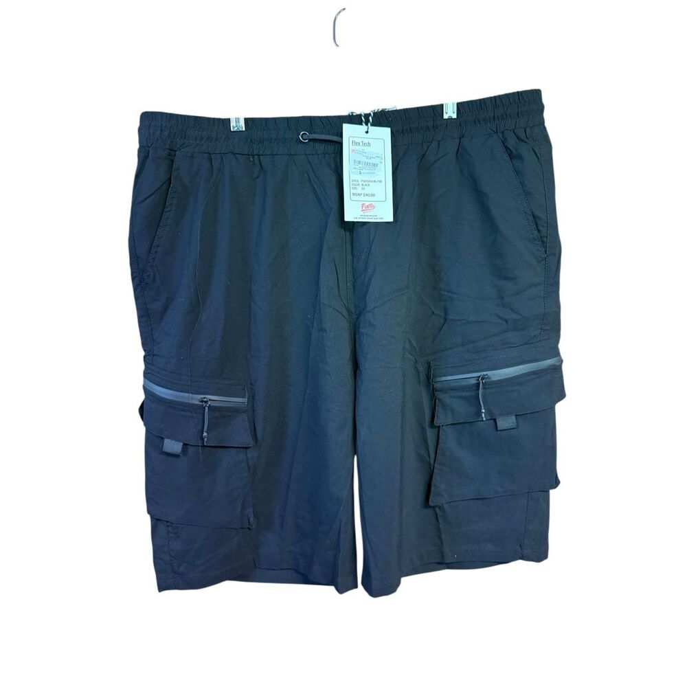 Public Supply NYC cargo shorts Black Sz  3X NWT